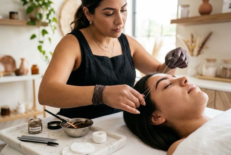 Belleza Online: Curso de Diseño de Cejas con Hilo y Henna
